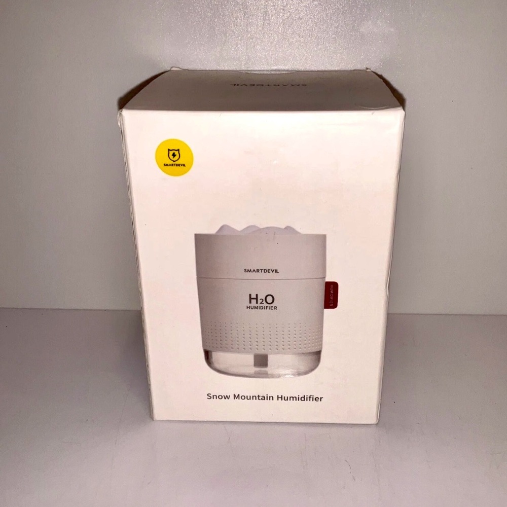 500ml Small Humidifiers, Desk Auto Shut-Off Whisper-Quiet Bedroom Night Light
